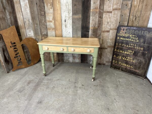 Victorian Pine Green Dairy Table