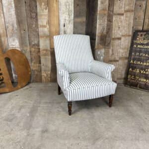 French linen armchair