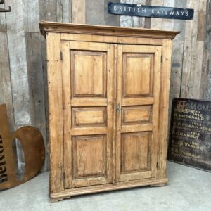 French Pine Armoire Housekeeper's