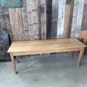 Art Nouveau Oak Refectory Dining Table