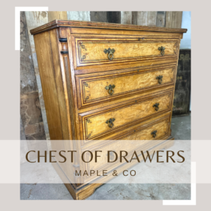 Antique Chest of Drawers by Maple & Co 
