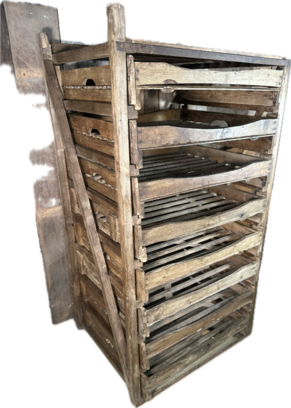 French Bread Racks Antique French Pine Bakers Bread Rack, c 1870 - Belvoir Antiques ...