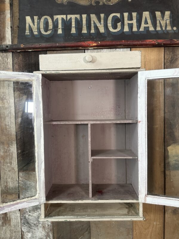 Antique Victorian Glazed Hanging Bathroom Hall Estate Cupboard, c 1860 ...