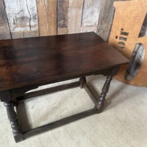 Georgian Oak Centre Console Hall Table