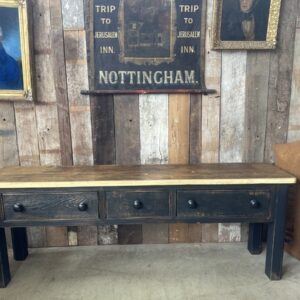 Large Pine Console Hall Table